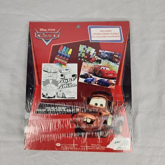 Disney Pixar Cars Activity Lot Stickers Puzzles Games New - Picture 3 of 11